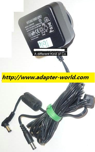 ICM06-090 AC ADAPTER 9VDC 0.5A 6W NEW -( ) 2x5.5x9mm ROUND BARR