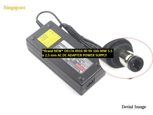 *Brand NEW* DELTA 9V 10A 0910-90 90W 5.5 x 2.5 mm AC DC ADAPTER POWER SUPPLY