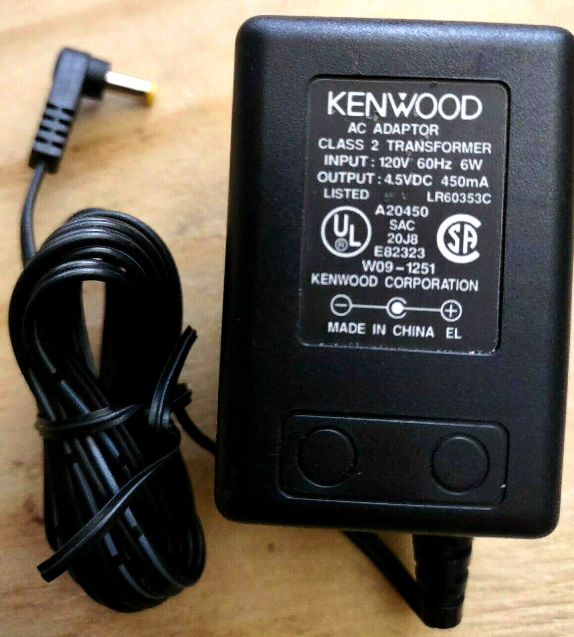 *Brand NEW*for Kenwood A20450 E83323 W09-1251 AC Adapter Charger Power Supply Cord