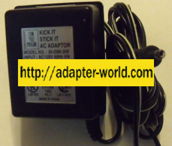 CAN YOU IMAGINE 35-D09-300 AC ADAPTER DC 9V 300mA POWER SUPPLY