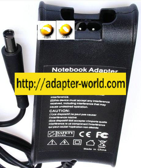 65W-DLJ104 AC ADAPTER 19.5V DC 3.34A DELL LAPTOP POWER SUPPLY