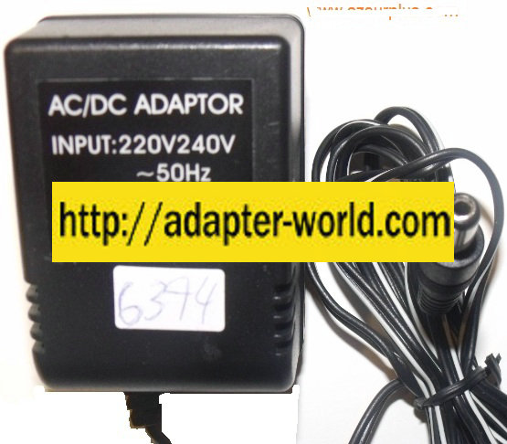 AC ADAPTER 9VDC 500mA - ---C--- New 2.3 x 5.4 x 11 mm Straigh