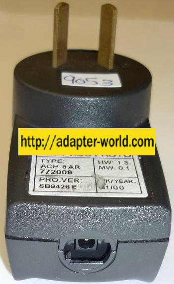 ACP-8AR AC ADAPTER NEW POWER SUPPLY AUSTRALIAN PLUG 772009 DCT4