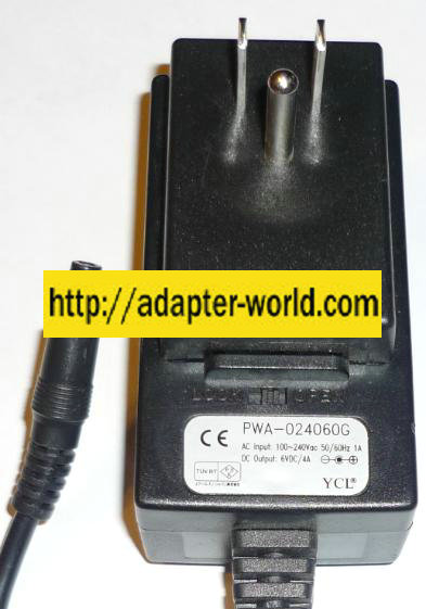AIRSPAN PWA-024060G AC ADAPTER 6V DC 4A CHARGER