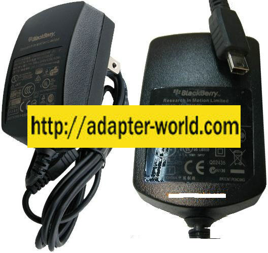 BLACKBERRY PSM05R-050CHW AC ADAPTER 5V DC 0.5A NEW MINI USB