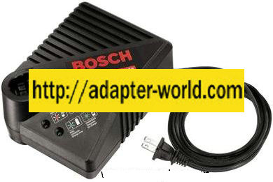 BOSCH BC 130 AC ADAPTER DC 7.2-24V 5A NEW 30 MINUTE BATTERY CHA