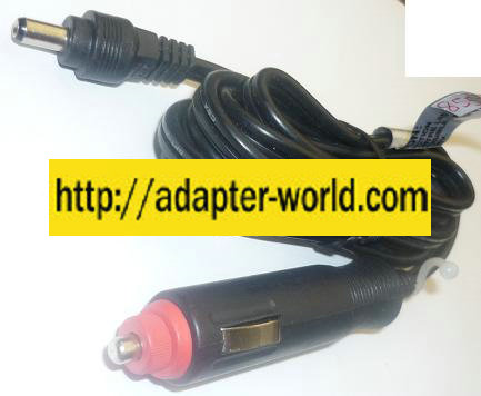 CAR CHARGER 2x5.5x10.8mm ROUND BARREL AC ADAPTER