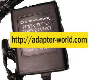COMMODORE VIC-20 902502-02 AC ADAPTER 5VDC 6.5VA CLASS 2 POWER