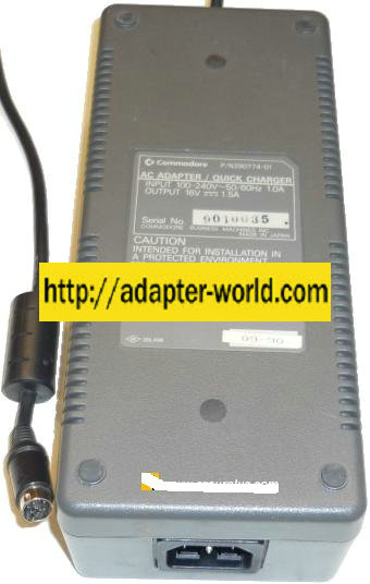 Commodore N390774-01 AC ADAPTER 16VDC 1.5A 8Pin Mini Din Quick C
