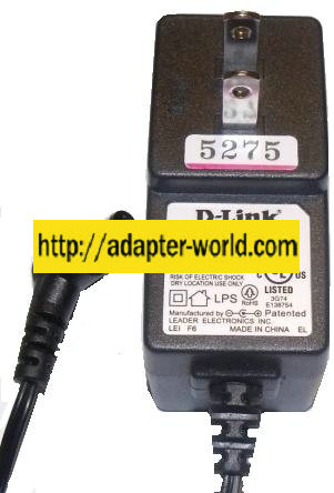 D-LINK MT12-Y075100-A1 AC ADAPTER 7.5Vdc 1A -( ) 2x5.5mm AC ADAP