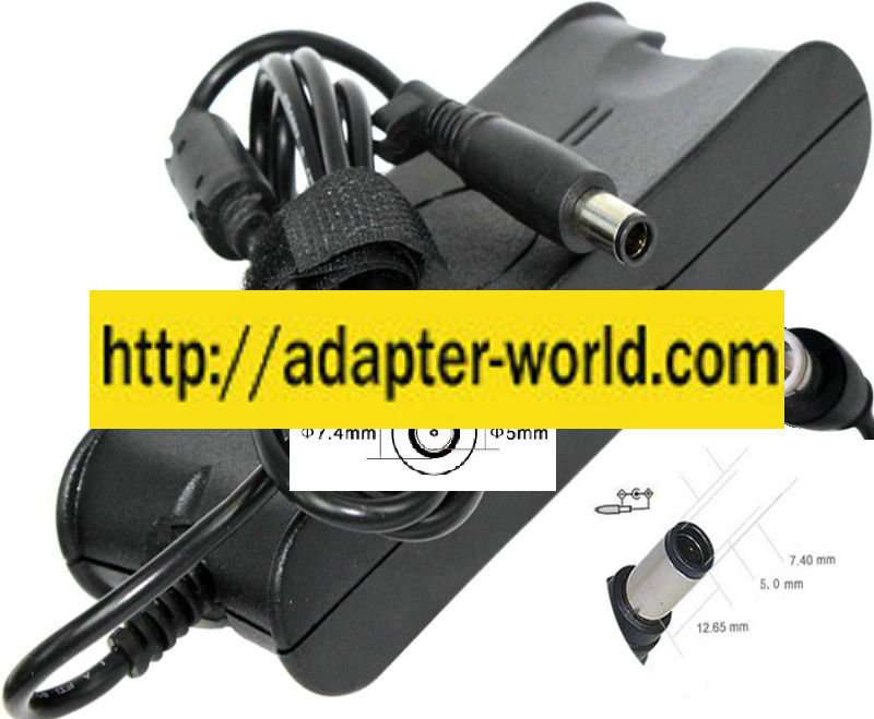 DELL AA22850 AC ADAPTER 19.5VDC 3.34A New Straight Round Barrel