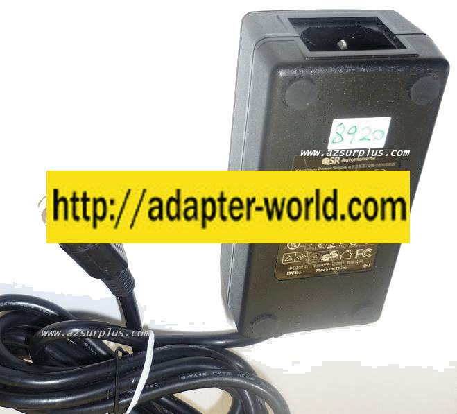 DVE DSA-0151D-09 AC ADAPTER 9VDC 2A NEW 3PIN DIN CONNECTOR ITE