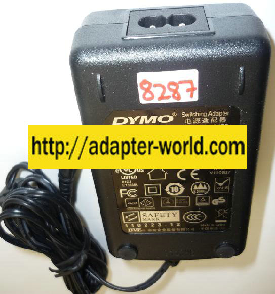 DYMO DSA-42DM-24 2 240175 AC ADAPTER 24VDC 1.75A NEW -( ) 2.5x5
