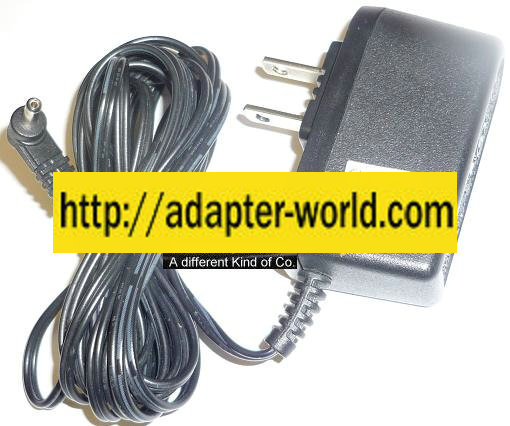 E205038 AC ADAPTER 6VDC 500mA NEW -( ) 1x3.5mm 90 ° ROUND BARR