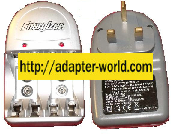 ENERGIZER PC14UK BATTERY CHARGER AA AAA