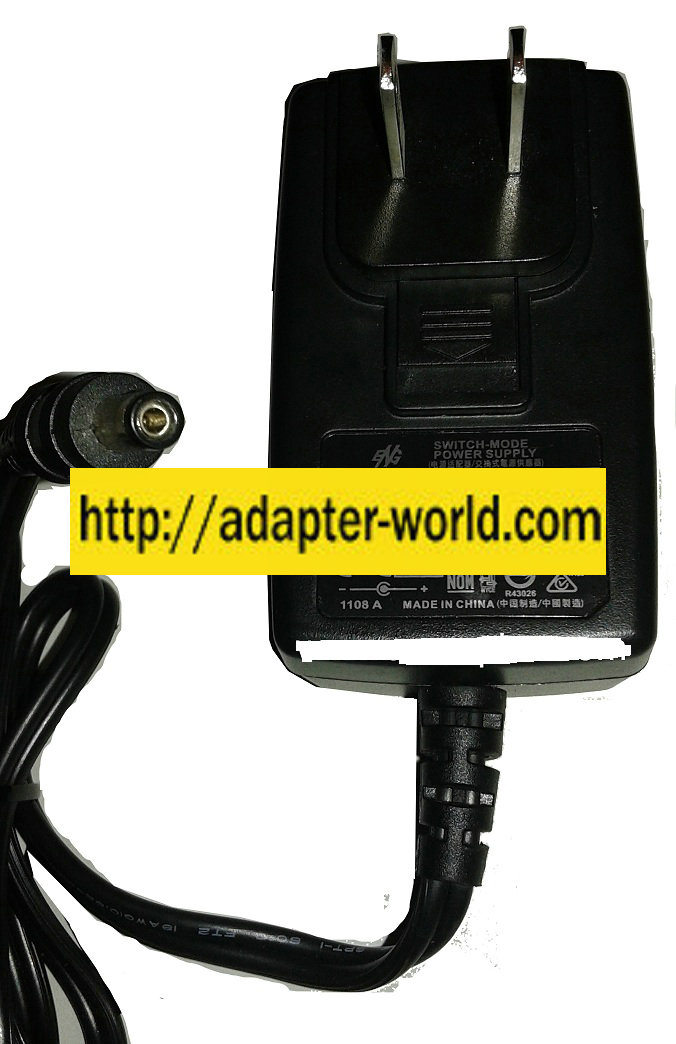ENG 3A-154WP05 AC ADAPTER 5VDC 2.6A -( ) New 2 x 5.4 x 9.5mm St