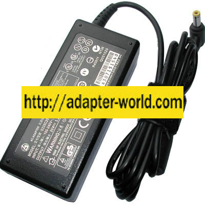 FUJITSU 0335C2065 AC ADAPTER 20V DC 3.25A NEW 2.5x5.5x12.3mm