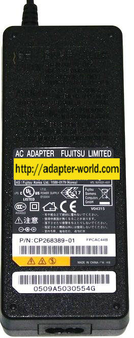 FUJITSU SQ2N80W19P-01 AC ADAPTER 19V 4.22A NEW 2.6 x 5.4 x 111.