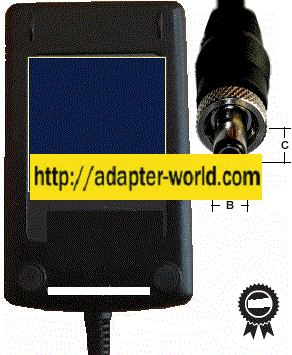 Finecom GT-21097-5012 AC Adapter 12Vdc 2.5A - 4.5A 2.5x5.5mm -(