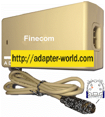 Finecom PPA4512UM AC ADAPTER 12VDC 3A NEW 4Pin 9mm Mini Din 100