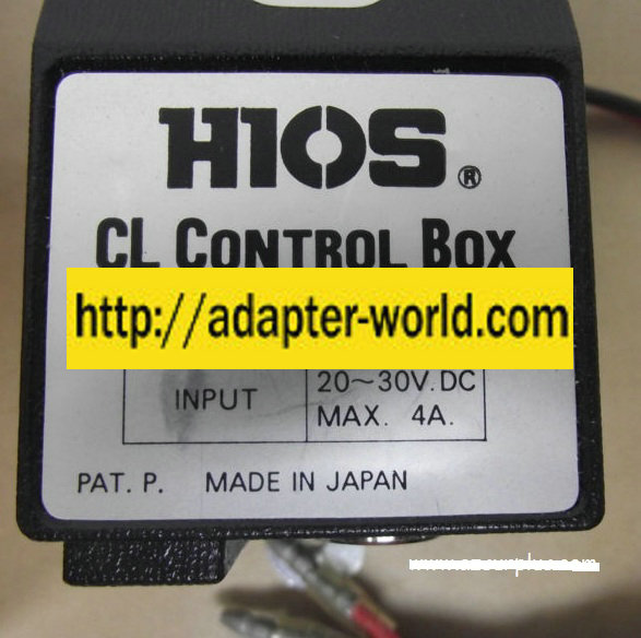 HIOS CB-05 CL Control Box 20-30VDC 4A Made in Japan