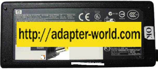 HP PA-1650-32HT AC ADAPTER 18.5V 3.5A PPP009L-E SERIES 65W 60842