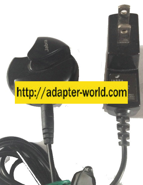 JABRA ACW003B-06U1 AC ADAPTER NEW 6VDC 0.3A 1.1x3.5mm ROUND
