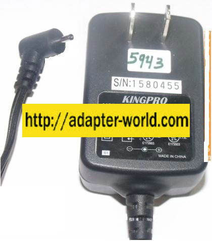 KINGPRO KAD-01050101 AC ADAPTER 5V 2A SWITCHING POWER SUPPLY