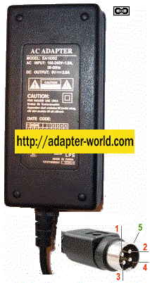 KeyCorp EA10302 AC ADAPTER 9Vdc 3A 4Pin 10mm (: :) New Power Di