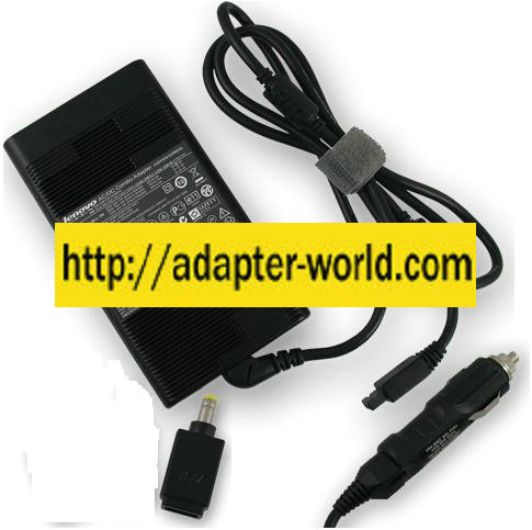 LENOVO 41R0139 AC DC AUTO COMBO SLIM ADAPTER 20V 4.5A