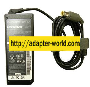 LENOVO 42T4434 AC ADAPTER 20VDC 4.5A NEW -( ) 5.1x8x11.3mm