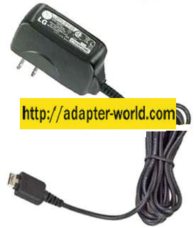 LG STA-P51WH AC ADAPTER 4.8V DC 0.9A CELLPHONE POWER SUPPLY