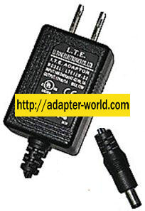 L.T.E LTE12W-S2 AC ADAPTER 12VDC 1A 12W POWER SUPPLY