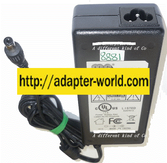 MG ELECTRONICS SPS-12DC-5A AC ADAPTER 12VDC 5A NEW -( ) 2.5x5.5