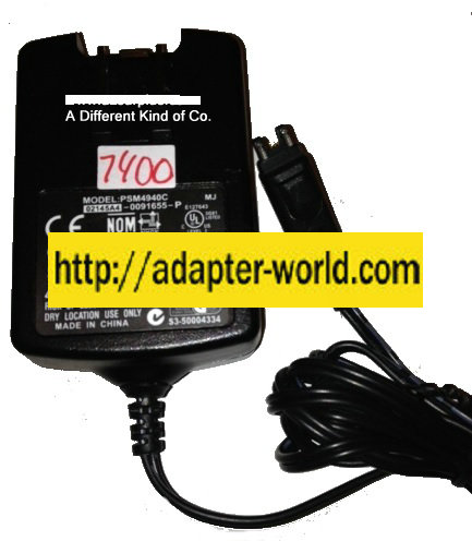 MOTOROLA PSM4940C AC ADAPTER 5.9VDC 400mA New -( )- 2 Pin USB