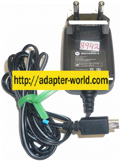 MOTOROLA SPN5351A AC ADAPTER 5VDC 550mA NEW MINI USB EUROPE PLU