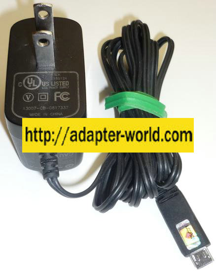 MOTOROLA SSW-2285US AC ADAPTER 5VDC 500mA CELLPHONE TRAVEL CHARG MOTOROLA SSW-2285US AC ADAPTER 5VDC 500mA CELLPHONE TRAVEL CHARG