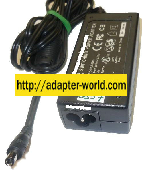 MTR GFP241DA-0540 AC ADAPTER 5VDC 4A NEW -( ) 2.5x5.5x9.6mm ROU