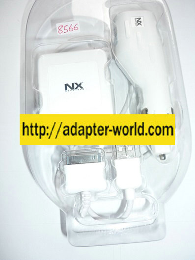 NEXXTECH E201955 USB CABLE WALL CAR CHARGER NEW OPEN PACK 5VDC 1