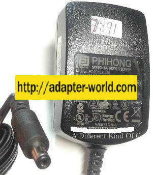 PHIHONG PSAC10R-050 AC Adapter 5Vdc 2A New -( ) 2x5.5mm 100-240