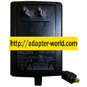 PHILIPS ADPV26A AC ADAPTER 9V 2.2A AY4112/17 SWITCHING Power Sup