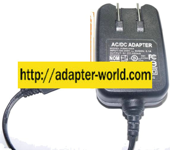 PS5185A AC ADAPTER 5V 550mA SWITCHING POWER SUPPLY FOR CELLPHONE