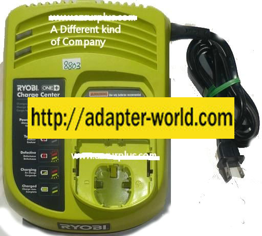 RYOBI P113 CLASS 2 BATTERY CHARGER 18V One Lithium-Ion Batterie