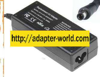ST-C-075-18500350CT REPLACEMENT AC ADAPTER 18.5V DC 3.5A LAPTOP