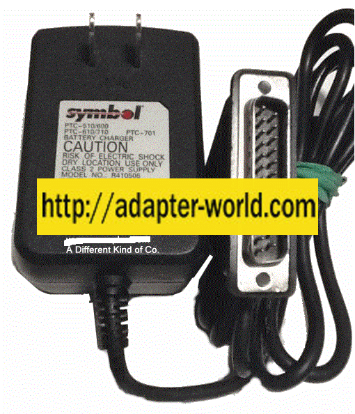 SYMBOL R410506 AC ADAPTER 4VDC 140mA New 24PIN CONNECTOR PTC-70