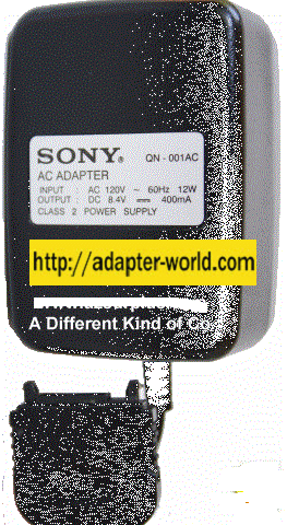 Sony ON-001AC AC ADAPTER 8.4Vdc 400mA New POWER SUPPLY Charger