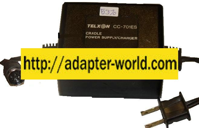 TELXON CC-701ES AC ADAPTER 10VAC 40A 6Pin POWER SUPPLY CHARGER