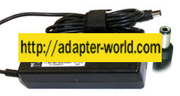TOSHIBA PA3378E-2ACA AC ADAPTER 15VDC 5A NEW -( )- 3x6.5mm