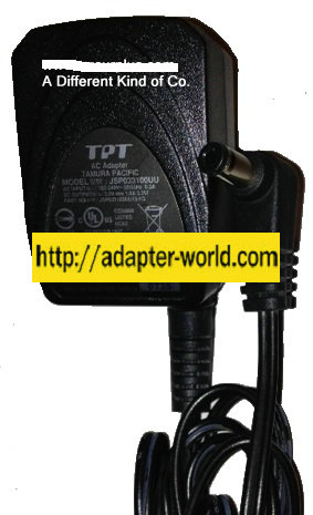 TPT JSP033100UU AC ADAPTER 3.3VDC 1A 3.3W New 3 x 5.4 x 9.6 mm