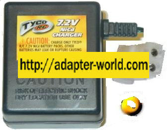 TYCO RC C1897 AC ADAPTER 8.5VDC 420mA 3.6W POWER SUPPLY FOR 7.2V